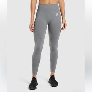 GYMSHARK VITAL SEAMLESS 2.0 SMOKEY EARL GREY MARL LEGGINGS